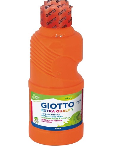 Giotto Fluo Tempera Paint 3x250ml Yellow Orange Green Washable 3+ FIL542700 Fila | Futurartshop.com