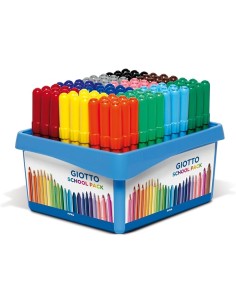 Giotto Turbo Maxi Schoolpack 108 Pennarelli Punta 5mm 12 Colori 3+ FILF52400000 Fila | Futurartshop.com
