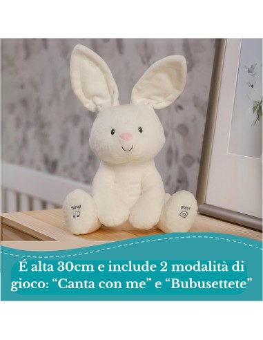GUND Flora Coniglietto Peluche Interattivo Parlante PMS6054490 Spin master | Futurartshop.com