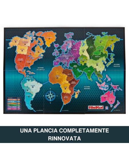 Risiko Quarta Edizione Gioco Tavolo Strategia 3-6 PMS6067901 Spin master | Futurartshop.com