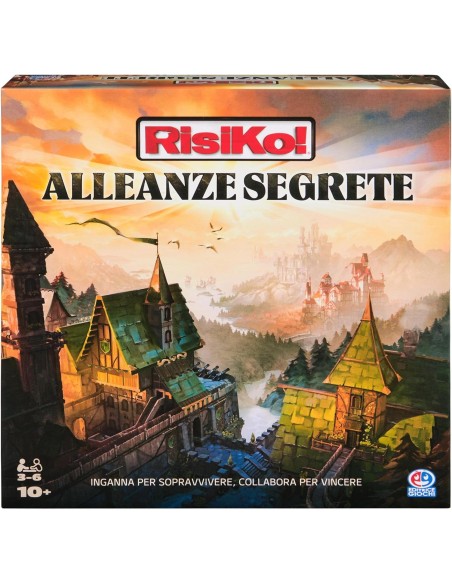 Risk Secret Alliances Strategy Board Game No Dice 3-6 ITA PMS6073427 Spin master | Futurartshop.com