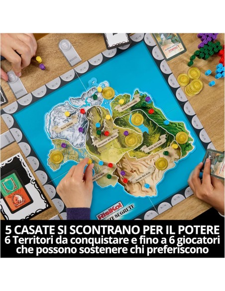 Risiko Alleanze Segrete Gioco Strategia Senza Dadi 3-6 PMS6073427 Spin master | Futurartshop.com