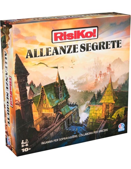 Risk Secret Alliances Strategy Board Game No Dice 3-6 ITA PMS6073427 Spin master | Futurartshop.com