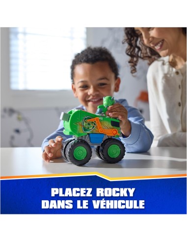 Paw Patrol Rocky Rescue Wheels Hovercraft Lanciatore PMS20145823 Spin master | Futurartshop.com