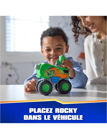 Paw Patrol Rocky Rescue Wheels Hovercraft Lanciatore PMS20145823 Spin master | Futurartshop.com