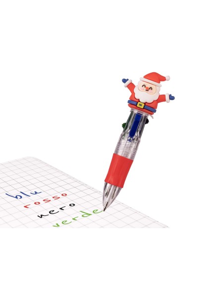 Mini Penna 4 Colori Soggetti Natalizi 3 Modelli Natale LAGCOL25891 Colourbook | Futurartshop.com