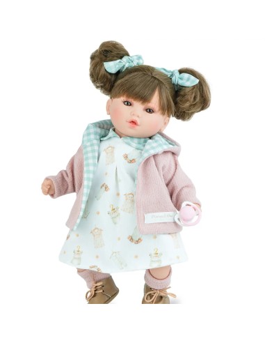 Bambola Petite Pique 40cm Corpo Morbido Vinile Bambini MEP426 Marina e Pau | Futurartshop.com