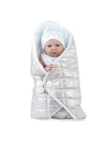 Mini Baby Nana 38cm Vinyl Sleeping Bag Bath Doll Kids 3+ MEP481 Marina e Pau | Futurartshop.com
