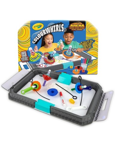 Colourwhirl - Arena da Combattimento con 4 Trottole CRA74-7697 Crayola | Futurartshop.com