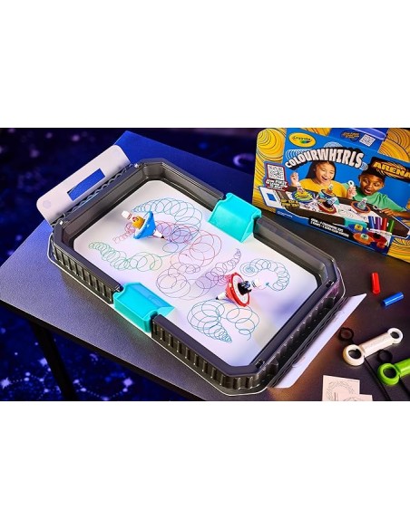 Colourwhirl – Battle arena with 4 spinning tops CRA74-7697 Crayola | Futurartshop.com