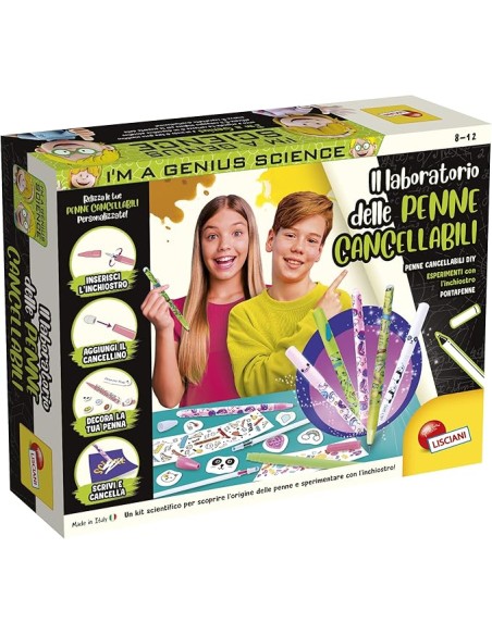 I'm a Genius Erasable Pens Lab STEM Kit Ages 7+ LIS107988 Lisciani | Futurartshop.com