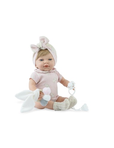 Baby Rabbit 42cm Rosa Bambola Profumata Vaniglia Vestito MAR748 Marina e Pau | Futurartshop.com