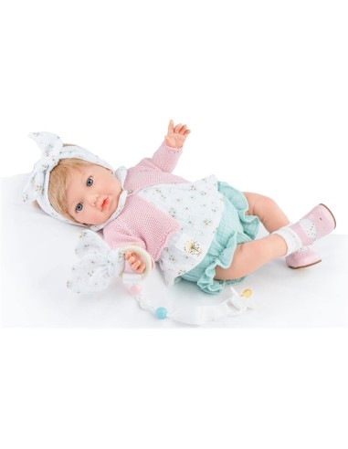 Alina Petite Fleur Newborn Reborn Baby Doll 45cm Hand Painted Certificate Pink Floral Case 1.7kg MEP3002 Marina e Pau | Futur...