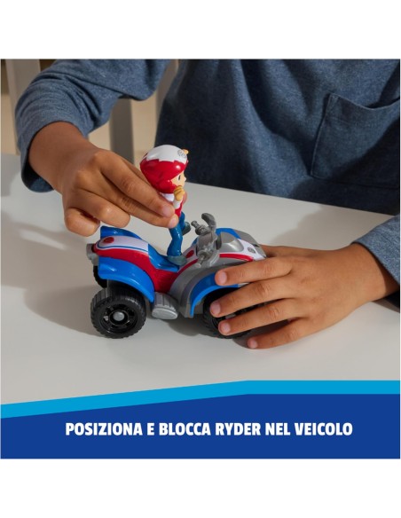 Paw Patrol Ryder Rescue ATV Quad Vehicle with Action Figure AGR6071212 Spin master | Futurartshop.com
