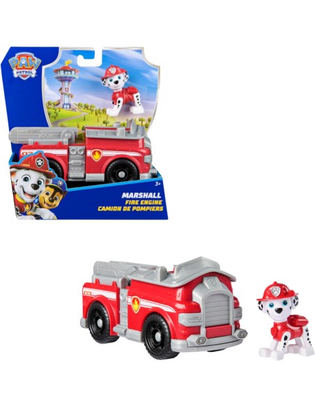 Paw Patrol Marshall Fire Engine Camion Pompieri con Action Figure Scala AGR6071209 Spin master | Futurartshop.com