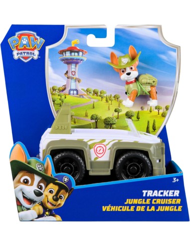 Paw Patrol Tracker Jungle Cruiser Off-Road Vehicle with Action Figure AGR6071224 Spin master | Futurartshop.com