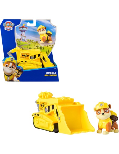 Paw Patrol Rubble Bulldozer Construction Truck with Action Figure AGR6071214 Spin master | Futurartshop.com