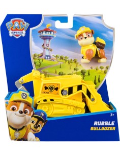 Paw Patrol Rubble Bulldozer Ruspa Costruzioni con Action Figure AGR6071214 Spin master | Futurartshop.com