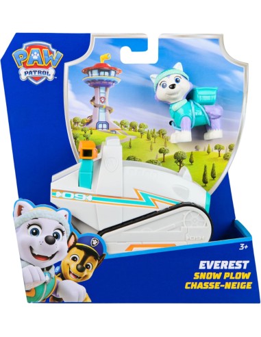 Paw Patrol Everest Spazzaneve Snow Plow Motoslitta con Action Figure AGR6071217 Spin master | Futurartshop.com