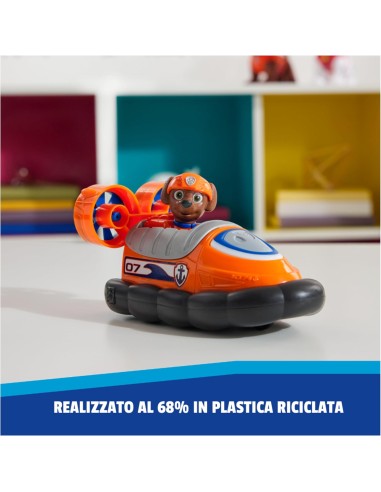 Paw Patrol Zuma Hovercraft Aeroscafo Acquatico con Action Figure AGR6071225 Spin master | Futurartshop.com