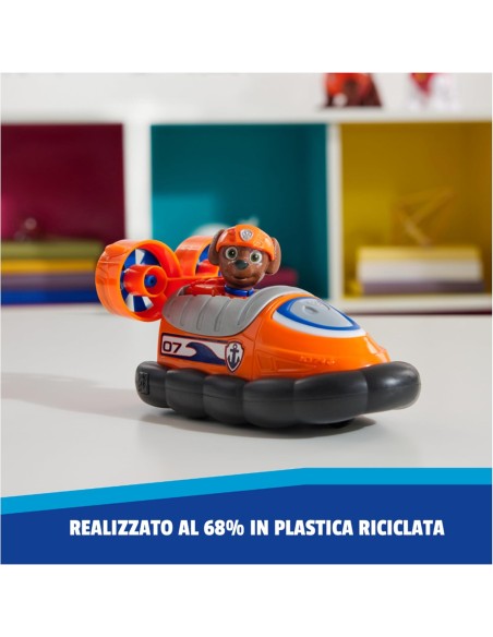 Paw Patrol Zuma Hovercraft Water Vehicle with Action Figure AGR6071225 Spin master | Futurartshop.com