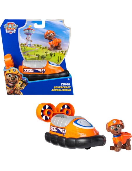 Paw Patrol Zuma Hovercraft Water Vehicle with Action Figure AGR6071225 Spin master | Futurartshop.com
