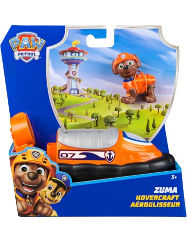 Paw Patrol Zuma Hovercraft Water Vehicle with Action Figure AGR6071225 Spin master | Futurartshop.com