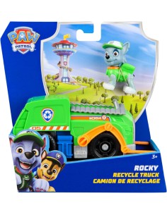 Paw Patrol Rocky Recycle Truck with Action Figure AGR6071213 Spin master | Futurartshop.com