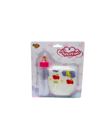 Pupottino biberon con pannolino EAS18257 Easy Toys | Futurartshop.com