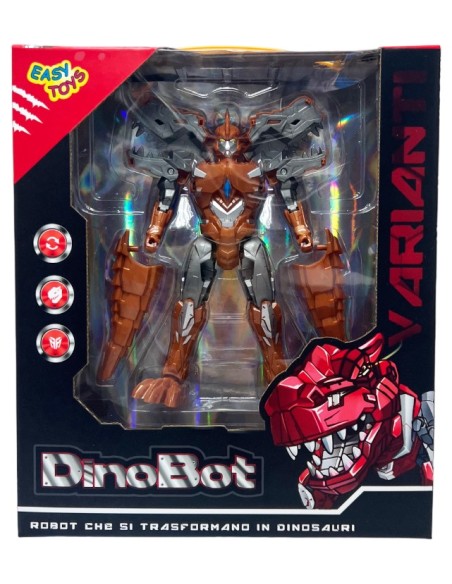 Dinobot T-rex Transforms into Dinosaurs 2 Colors EAS18074 Easy Toys | Futurartshop.com