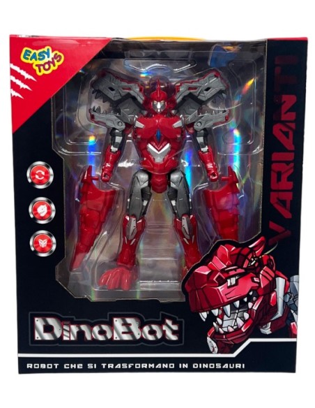 Dinobot T-rex Transforms into Dinosaurs 2 Colors EAS18074 Easy Toys | Futurartshop.com