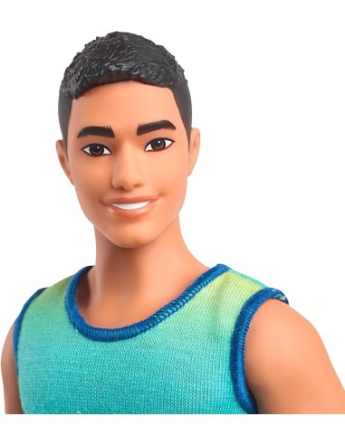 Ken Fashionistas 236 Ombre Tank Jean Shorts Doll AGRHYV00 Mattel | Futurartshop.com