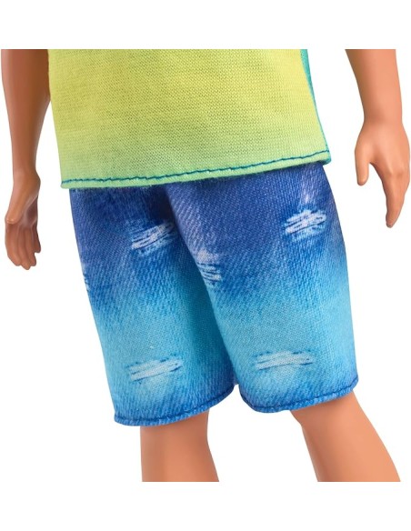 Ken Fashionistas 236 Maglia Ombré Pantaloncini Jeans AGRHYV00 Mattel | Futurartshop.com