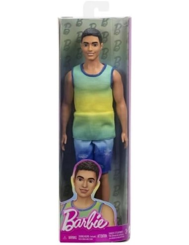 Ken Fashionistas 236 Ombre Tank Jean Shorts Doll AGRHYV00 Mattel | Futurartshop.com