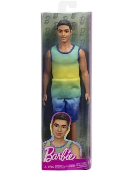 Ken Fashionistas 236 Ombre Tank Jean Shorts Doll AGRHYV00 Mattel | Futurartshop.com