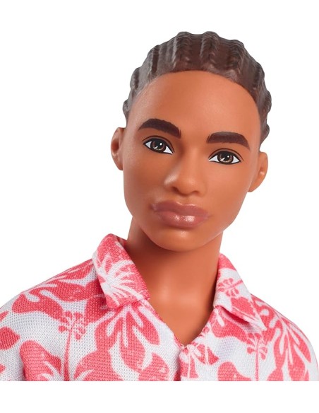 Ken Fashionistas 235 Hawaiian Print Jumpsuit Green Sandals AGRHYT99 Mattel | Futurartshop.com