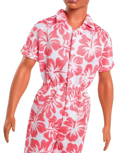 Ken Fashionistas 235 Hawaiian Print Jumpsuit Green Sandals AGRHYT99 Mattel | Futurartshop.com