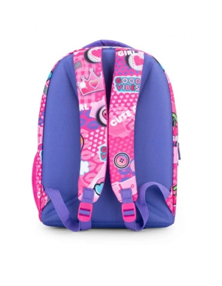COMIX Small Backpack – Organized Pins Girl Wave Edition PAN74154PG Panini | Futurartshop.com
