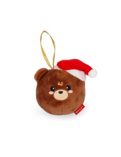 Legami Oh‑Oh‑Ohrnaments Plush Teddy Bear Christmas Decoration LEGSSD0005 Legami Milano | Futurartshop.com