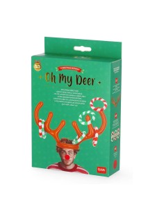 Legami Inflatable Ring Toss Game – “Oh My Deer” Reindeer Antlers LEGRIG0001 Legami Milano | Futurartshop.com 2