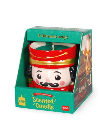 Legami Nutcracker Scented Candle – Ceramic Christmas Votive LEGCDL0011 Legami Milano | Futurartshop.com