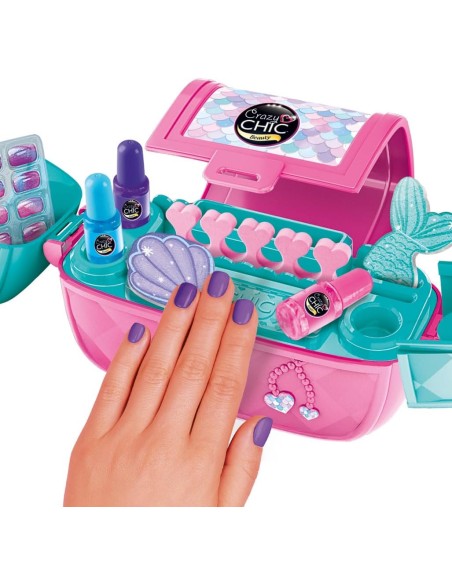 Crazy Chic Nail Art Case Handbag Girls CLE18206 Clementoni | Futurartshop.com