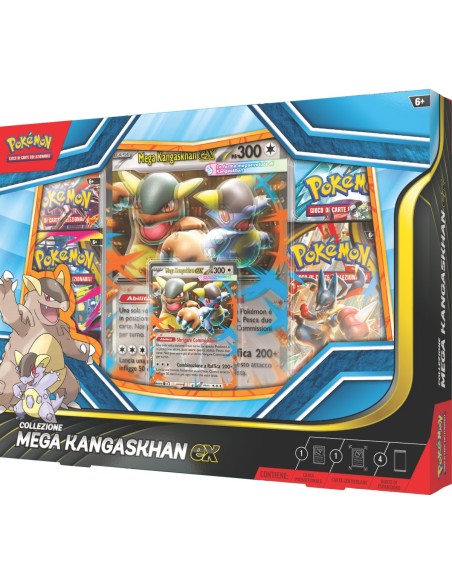 Pokémon Mega Kangaskhan-EX Collezione Carte Promo Olografiche ITA GAMPK10064 The Pokémon Company | Futurartshop.com