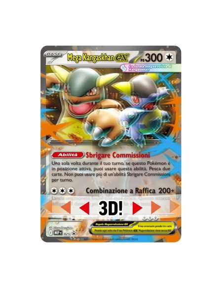 Pokémon Mega Kangaskhan-EX Collezione Carte Promo Olografiche ITA GAMPK10064 The Pokémon Company | Futurartshop.com