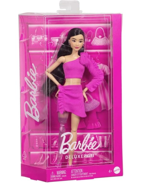 Barbie Deluxe Style n.2 Bambola Barbiecore Protesi Scintillante ROUHYV26 Mattel | Futurartshop.com