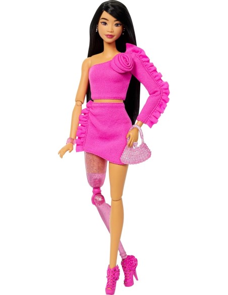 Barbie Deluxe Style 2 Doll Barbiecore Glittery Prosthetic Leg ROUHYV26 Mattel | Futurartshop.com