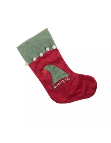 Christmas Elf Stocking 47cm Decoration 4 Assorted Models Gift Hanging KOPAAO200020 Koopman | Futurartshop.com