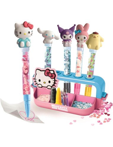 Hello Kitty Pen Lab Creative Kit 6+ Years 5 Pens 25 Items CLE18276 Clementoni | Futurartshop.com