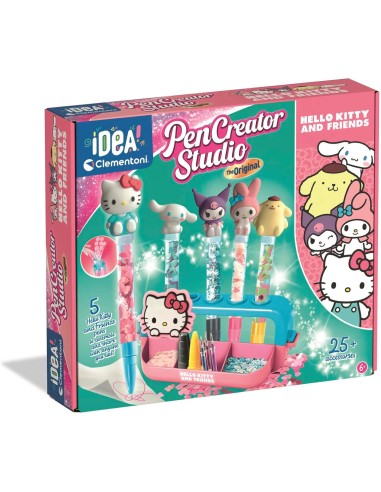 Hello Kitty Pen Lab Creative Kit 6+ Years 5 Pens 25 Items CLE18276 Clementoni | Futurartshop.com