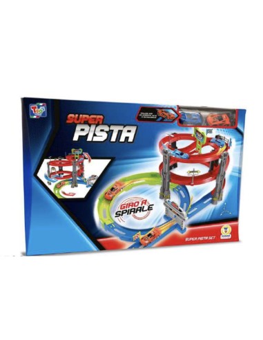 Super Pista a Spirale con 2 Auto - Gioco Corsa Bambini TEO80502 Teorema | Futurartshop.com